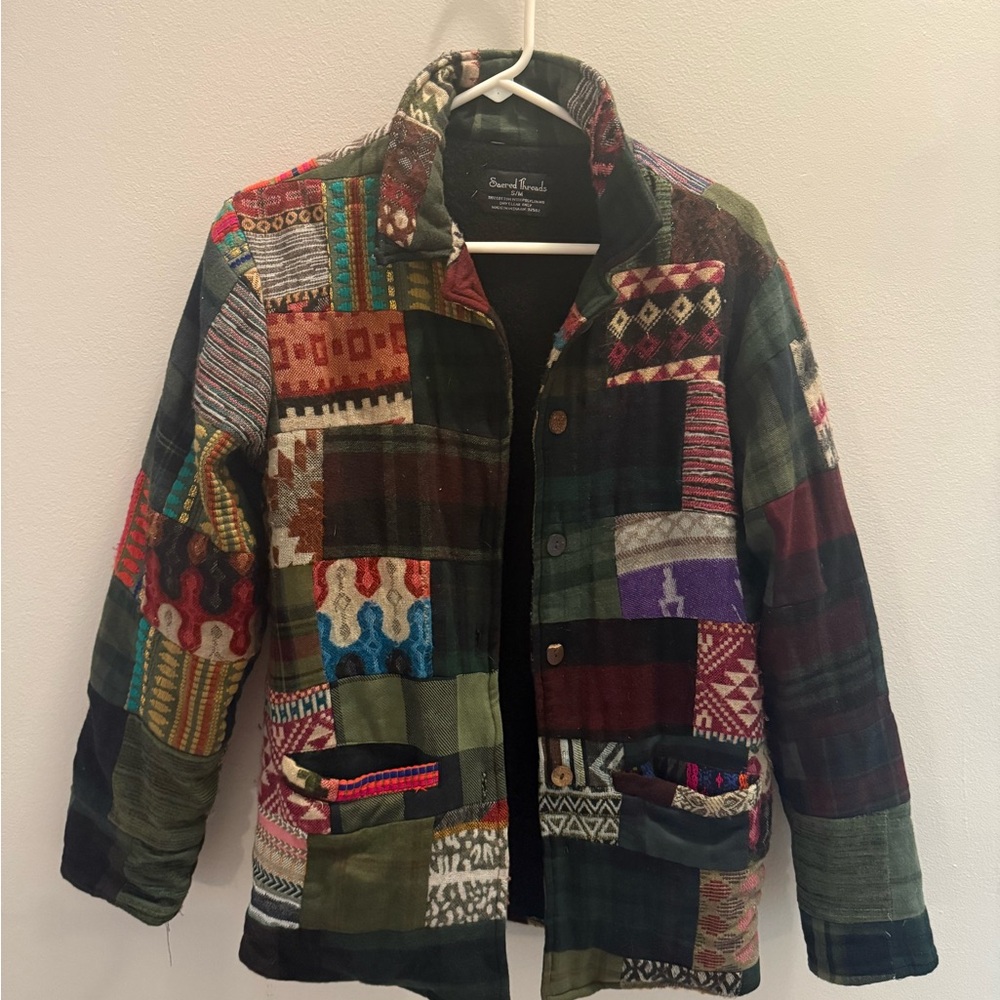 Sacred Threads Patchwork Jacket - image 1